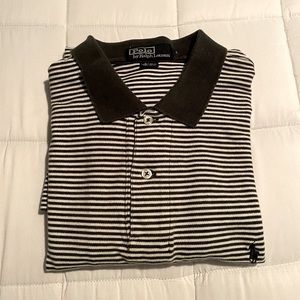 Ralph Lauren 90s Green Striped Polo